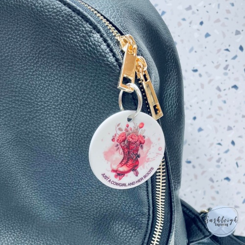 Vintage Boots Keyring