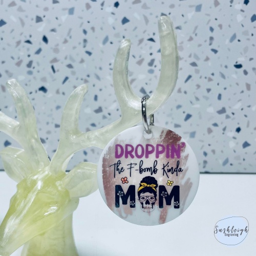 Droppin the F Bomb Keyring