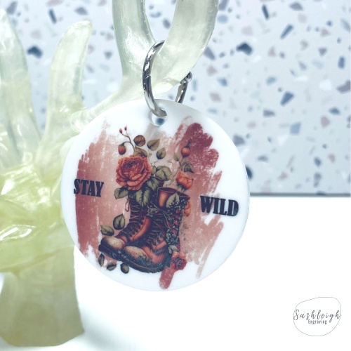 Stay Wild Keyring