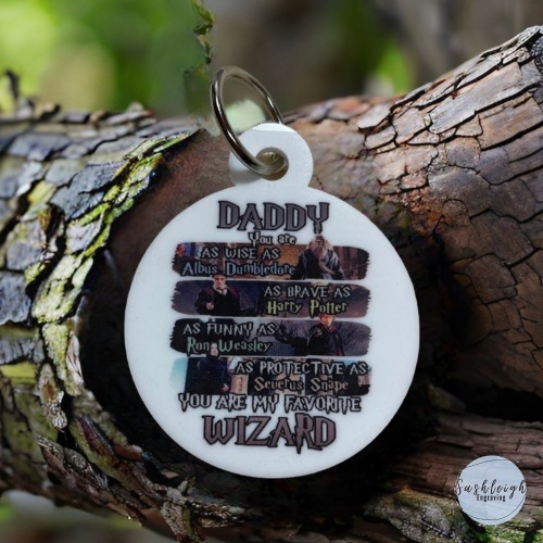 Daddy Wizard Keyring