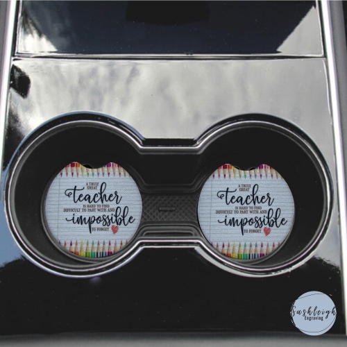 Teacher Gift Car Coasters