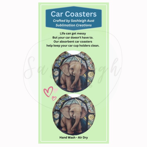 Elephant Car Coasters