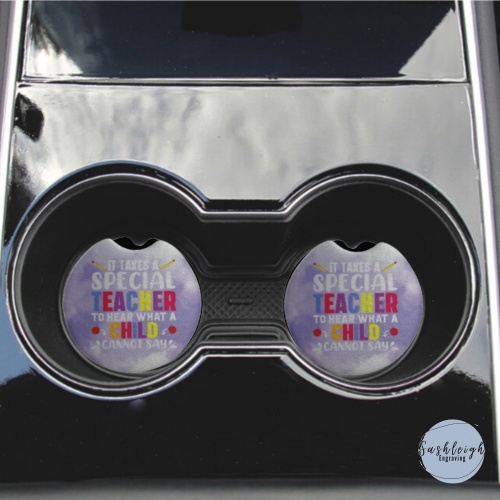 Teacher Gift Car Coasters