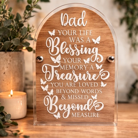 Your Life was a Blessing Plaque
