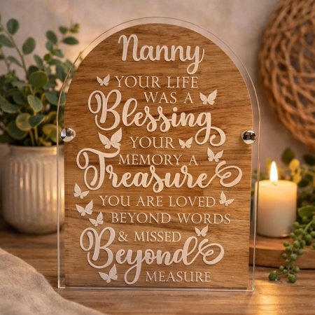 Your Life was a Blessing Plaque