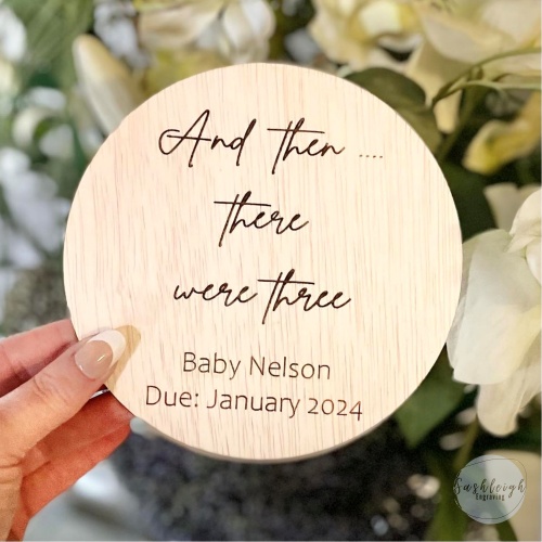 Baby Announcement - And then there were two/three/four/five Disc