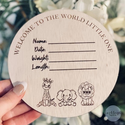 Baby Announcement - Welcome to the World Little One