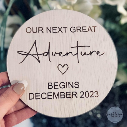 Baby Announcement - Our next great Adventure