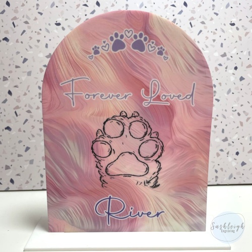 Memorial Pet Plaque - Custom Made