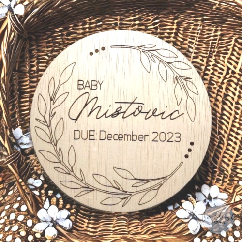 Baby Announcement Disc - Pregnancy Disc