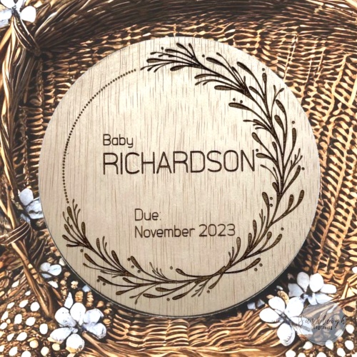 Baby Announcement Disc - Pregnancy Disc