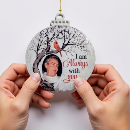 I am always with you personalised Ornament