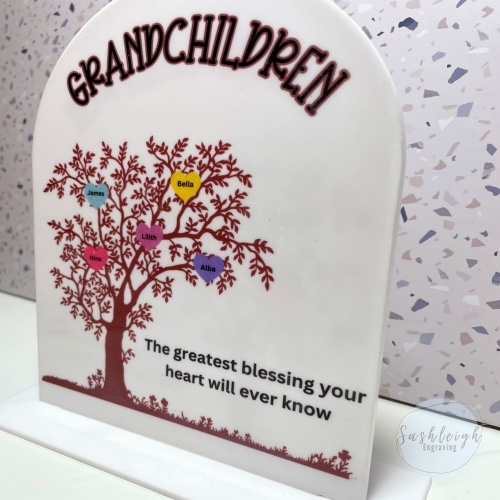 Grandchildren Personalised Plaque