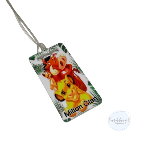 Lion King Luggage Tag