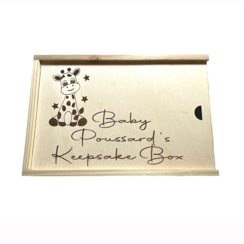 Baby Shower Keepsake Box