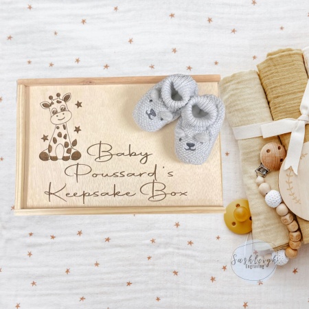 Baby Shower Keepsake Box