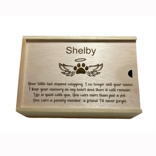 Pet Memorial Keepsake Box