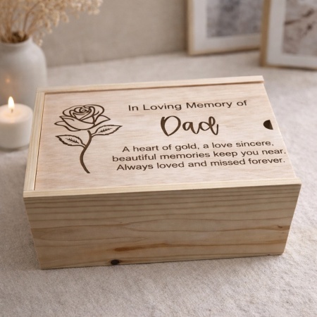 In Loving Memory Keepsake Box