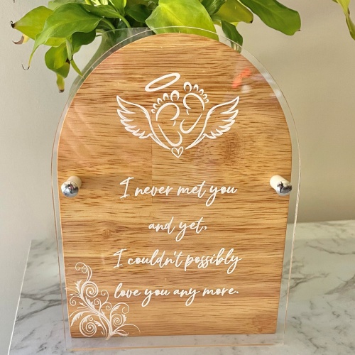 Infant Loss Arch Plaque