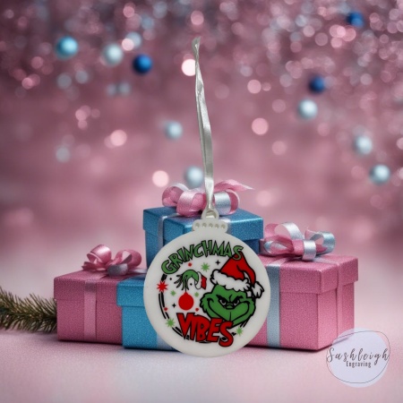 Grinch Christmas Ornament