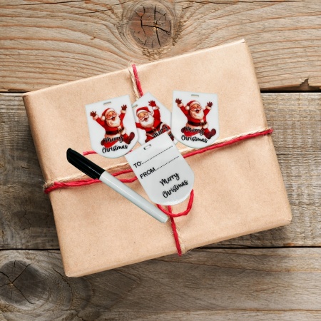 Reusable Christmas Tags – Personalised Santa Gift Tags