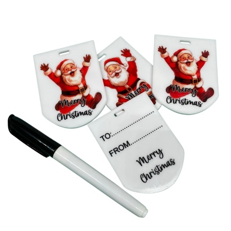 Reusable Christmas Tags – Personalised Santa Gift Tags