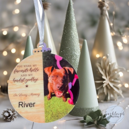 Pet Memorial Ornament Personalised