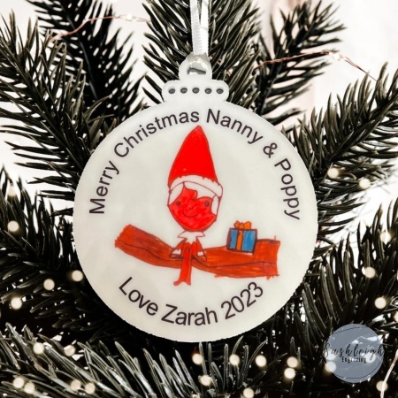 Kids Drawing Ornaments