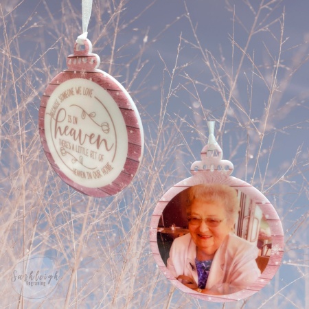 Memorial Ornament - Because someone we love