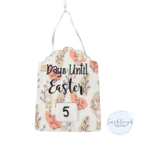 Easter Countdown Plaque