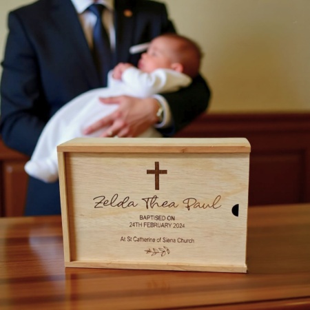 Baptism Keepsake Box - Personalised