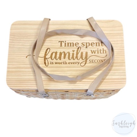 Picnic Basket - Personalised Engraving