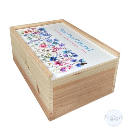 Baby Keepsake Box - Wildflowers