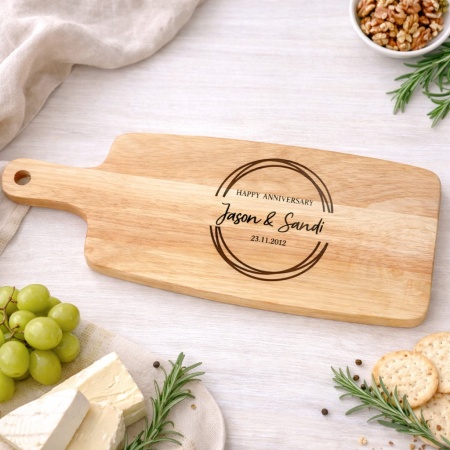 Personalised Engraved Chopping Board – Custom Anniversary and Wedding Gift Australia