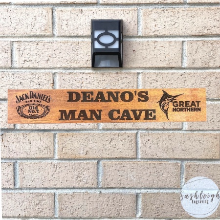 Great Northern and Jack Daniels Mancave Sign