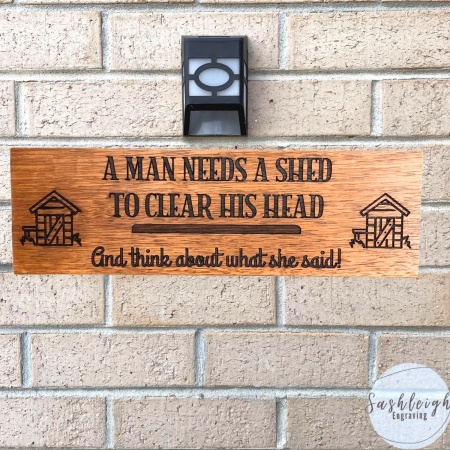 Funny Man Shed Sign