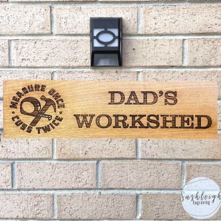Workshed Sign Personalised
