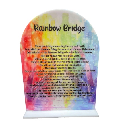 Rainbow Bridge Plaque