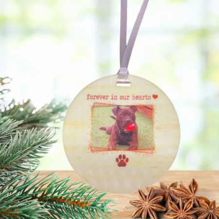 Pet Memorial Ornament - Forever in our Hearts