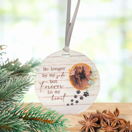 Pet Memorial Ornament - No longer by my side