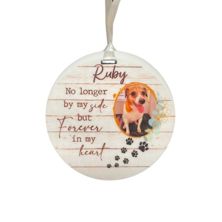 Pet Memorial Ornament - No longer by my side