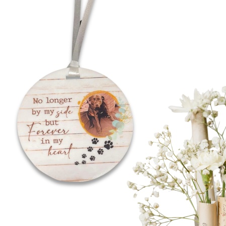 Pet Memorial Ornament - No longer by my side