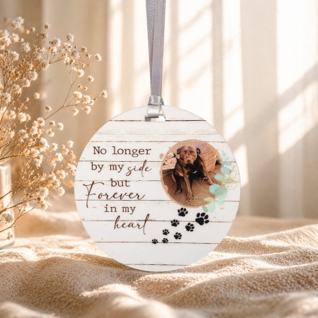 Pet Memorial Ornament - No longer by my side