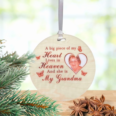 Memorial Ornament - Grandma A big piece of my heart
