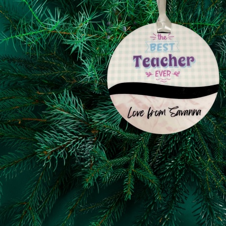 Teacher Ornament Personalised