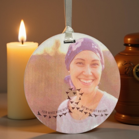 Memorial Ornament - Your wings were ready