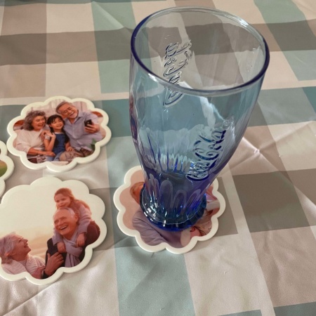 Photo Coasters - Scalloped - Set of 4