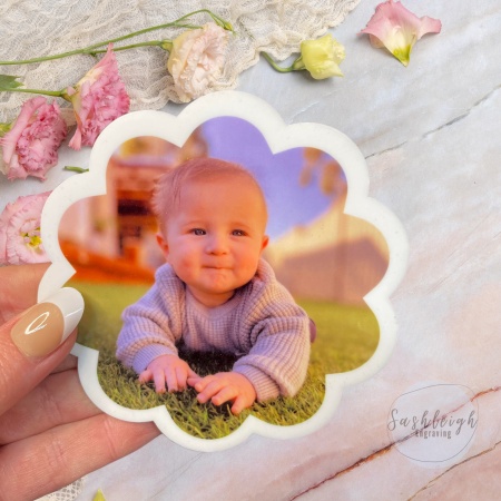 Fridge Magnet Photo - Scalloped
