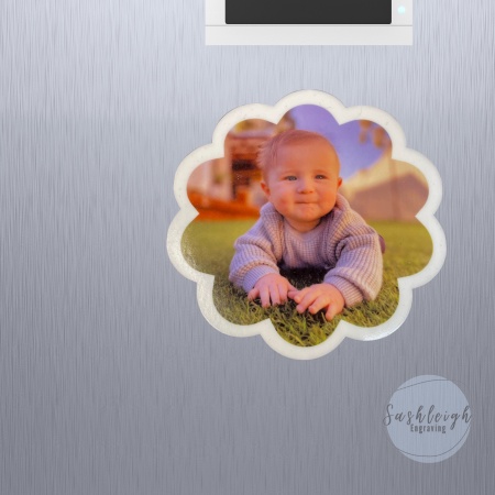 Fridge Magnet Photo - Scalloped