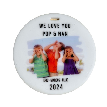 Christmas Photo Ornament for Grandparents